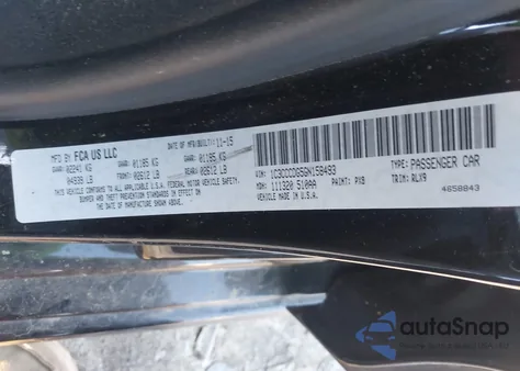 2016 Chrysler 200 S from USA, damaged, VIN 1C3CCCDG5GN158493